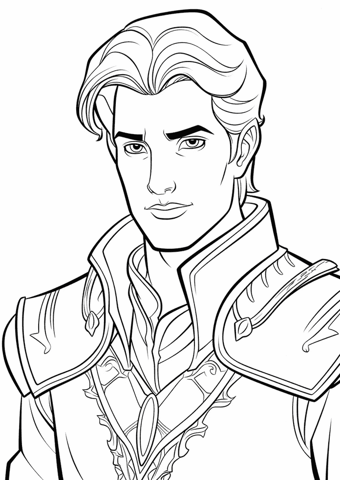 Prince Coloring Pages MyArtscape
