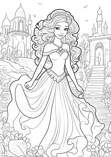 princess coloring pages