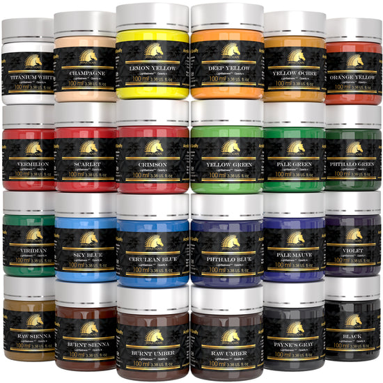 24 variety of paint colors