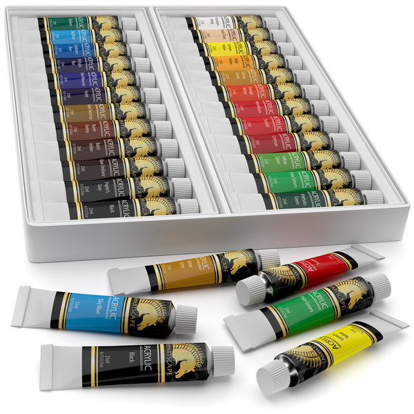 Acrylic Paints, 21ml Tubes Set of 24 MyArtscape