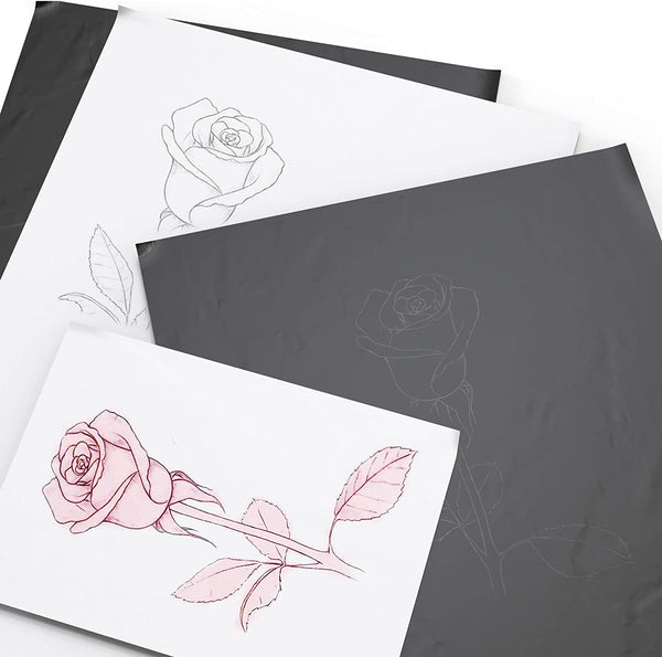 Graphite Transfer Paper, 18" x 24" 10 Sheets Black Waxed Carbon Pa