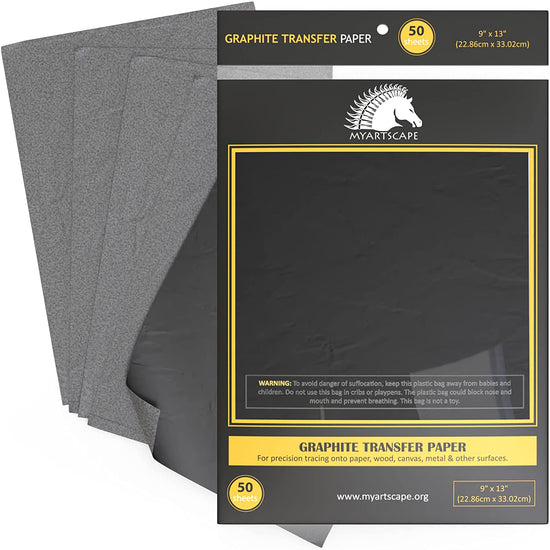RD207 Graphite Paper - 9x13, 20 sheets Gray