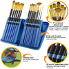 Unleash Your Creativity with 15 Long Handle Artist Paintbrushes