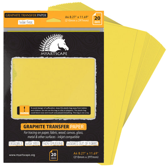 wax free graphite paper yellow