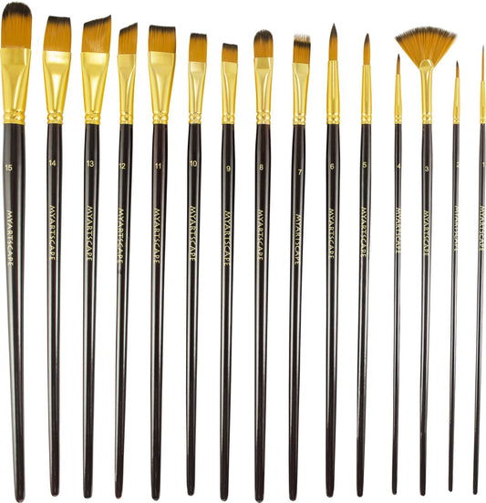 Long handle paint brushes