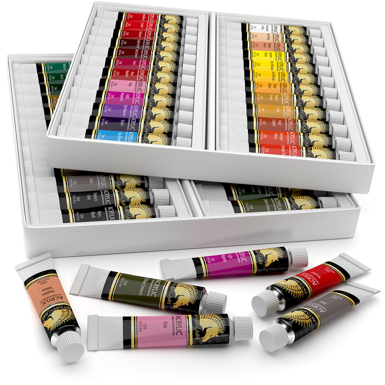 Oil Paint Tubes, 12ml - 48 Colors – MyArtscape