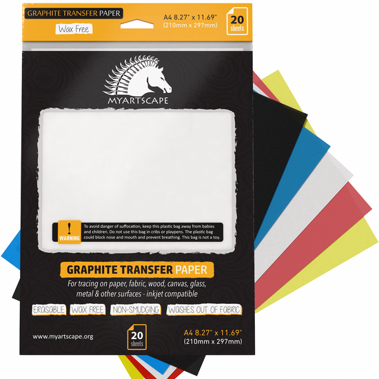 graphite transfer paper mixed