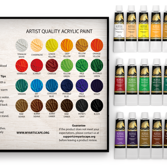 myartscape paint features fast drying
