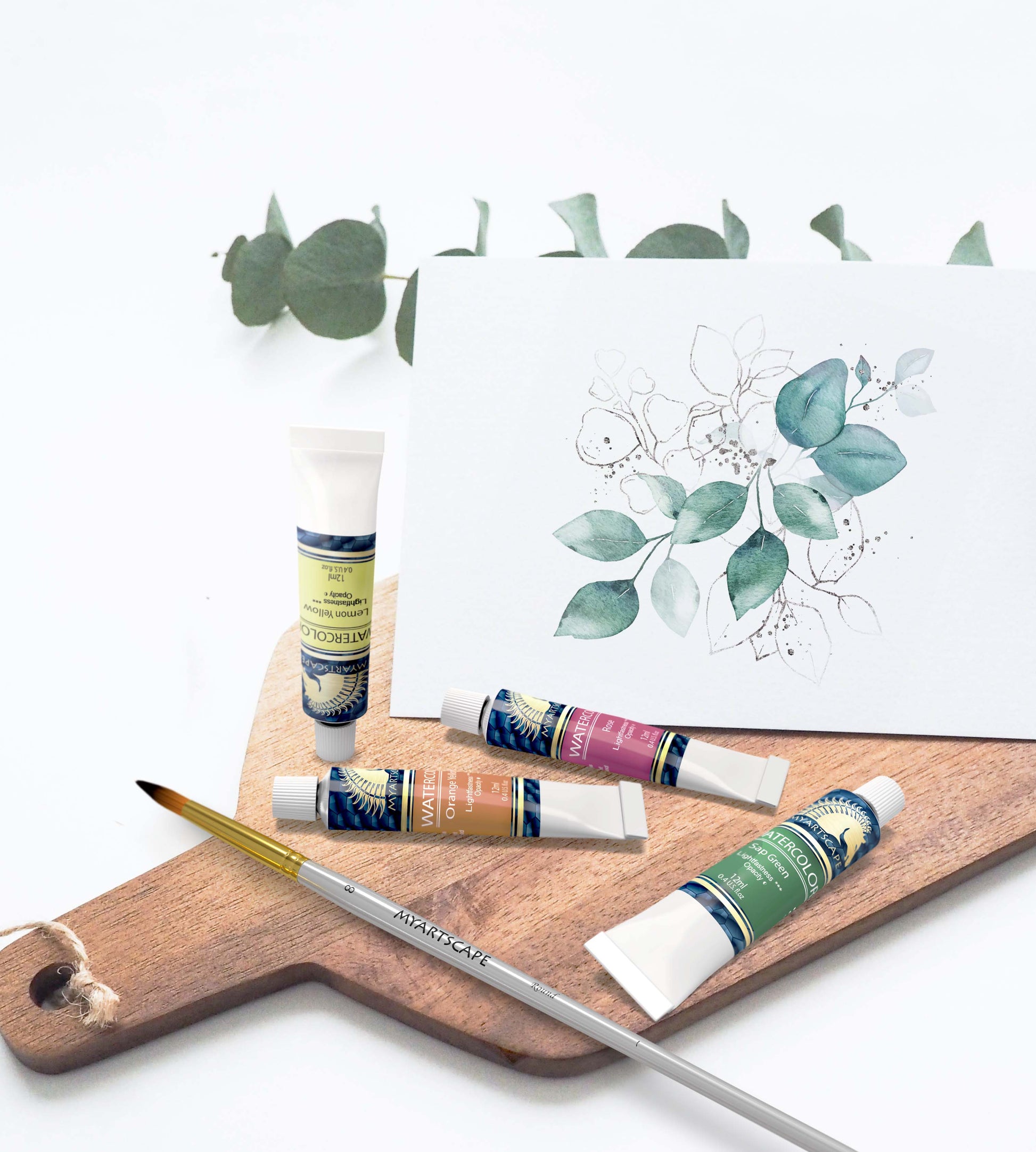 Daveliou™ Watercolor Paints Set – 12ml X 24 (0.41 fl oz) Paint Tubes–  daveliou